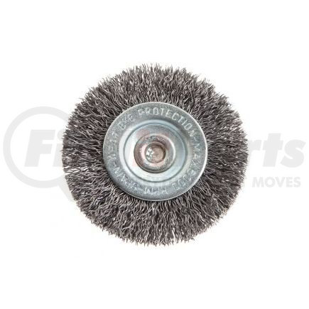 Forney Industries Inc. 60015 Crimped Wire Wheel, 2-1/2" x .012" Wire with 1/4" Shank, Carded