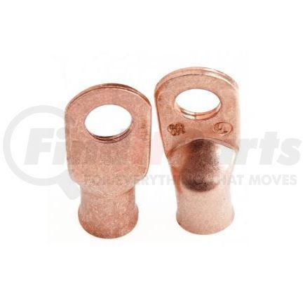 FORNEY INDUSTRIES INC. 60101 Cable Lug, Premium Copper, #4/0 Cable x 1/2" Stud (Carded), 2-Pack