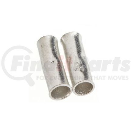 Forney Industries Inc. 60111 Butt Connector, #2, Premium Copper, Zinc Plated (Carded) 2-Pack