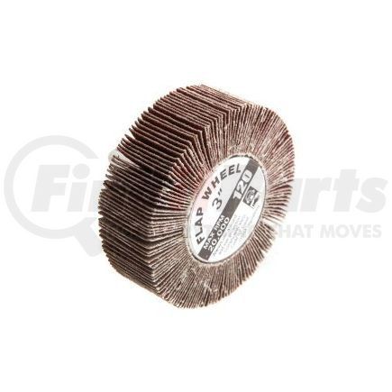 FORNEY INDUSTRIES INC. 60183 Flap Wheel, 1/4" Shank Mounted, 3" x 1" 120 Grit, Carded
