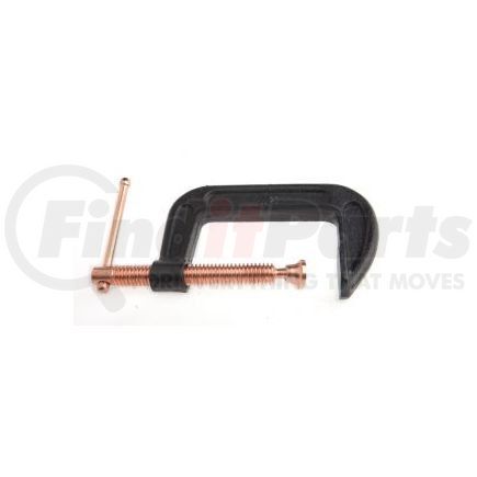Forney Industries Inc. 70226 C-Clamp, 3" Malleable Iron with Swivel Pad & Sliding T-Handle