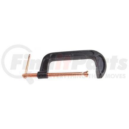 Forney Industries Inc. 70229 C-Clamp, 6" Malleable Iron with Swivel Pad & Sliding T-Handle