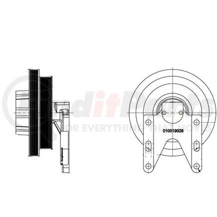 Kit Masters 010018982 Kysor-Style Hub - New