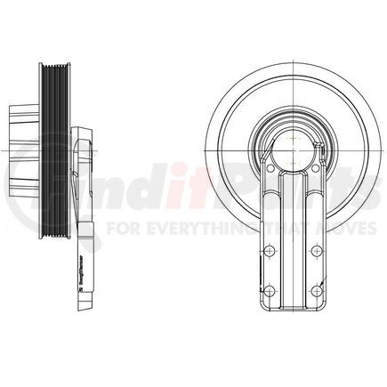 Kit Masters 010019001 Kysor-Style Hub - New