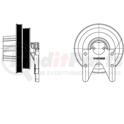 Kit Masters 010019026 Kysor-Style Hub - New