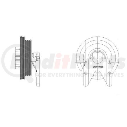 Kit Masters 010020085 Kysor-Style Hub - New