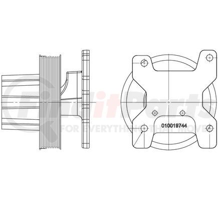 Kit Masters 010019742 Kysor-Style Hub - New