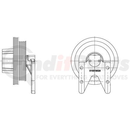 Kit Masters 010020266 Kysor-Style Hub - New