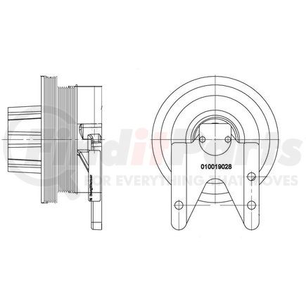 Kit Masters 010020481 Kysor-Style Hub - New