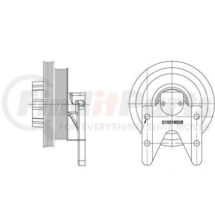 Kit Masters 010020742 Kysor-Style Hub - New