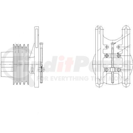 Kit Masters 1077-07767-04 Kysor-Style Hub - New