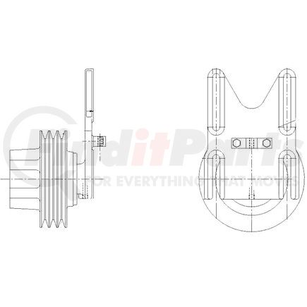 Kit Masters 1077-07895-08 Kysor-Style Hub - New