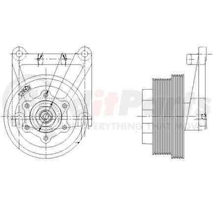 Kit Masters 1077-07956-01 Kysor-Style Hub - New