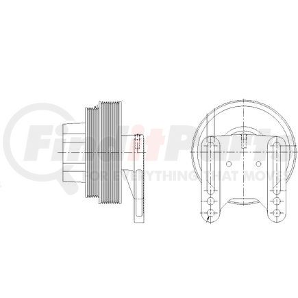 Kit Masters 1077-08031-01 Kysor-Style Hub - New