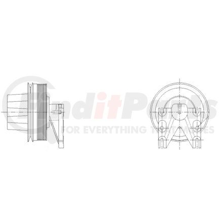 Kit Masters 1077-08099-02 Kysor-Style Hub - New