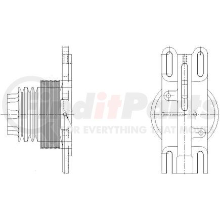 Kit Masters 1077-08133-01 Kysor-Style Hub - New