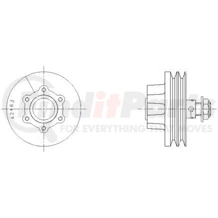 Kit Masters 1077-08171-01 Kysor-Style Hub - New