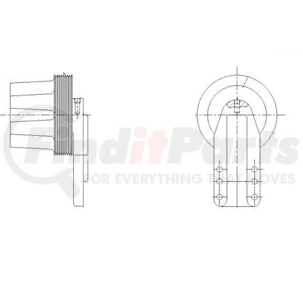 Kit Masters 1077-09015-03 Kysor-Style Hub - New