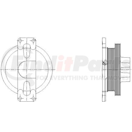 Kit Masters 1077-09021-04 Kysor-Style Hub - New