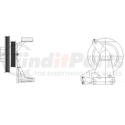 Kit Masters 1077-09025-01 Kysor-Style Hub - New