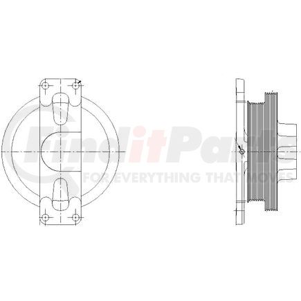 Kit Masters 1077-09021-01 Kysor-Style Hub - New