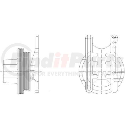 Kit Masters 1077-09067-02 Kysor-Style Hub - New