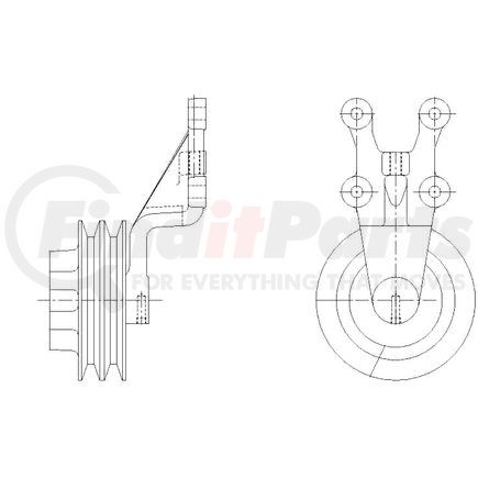 Kit Masters 1077-09063-01 Kysor-Style Hub - New