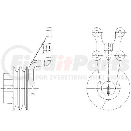 Kit Masters 1077-09063-02 Kysor-Style Hub - New