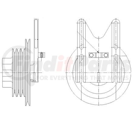 Kit Masters 1077-09091-01 Kysor-Style Hub - New