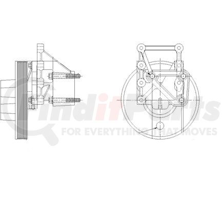 Kit Masters 1077-09118-04 Kysor-Style Hub - New