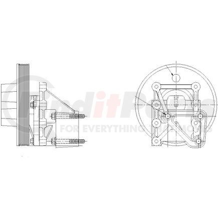 Kit Masters 1077-09122-04 Kysor-Style Hub - New