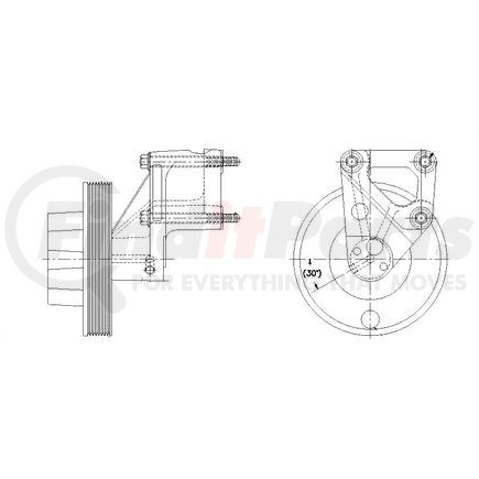 Kit Masters 1077-09128-01 Kysor-Style Hub - New