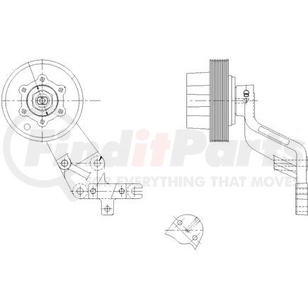 Kit Masters 1077-09209-01 Kysor-Style Hub - New