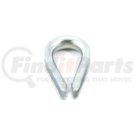 Forney Industries Inc. 61031 Wire Rope (Aircraft Cable) Thimbles 3/16" Zinc-Plated