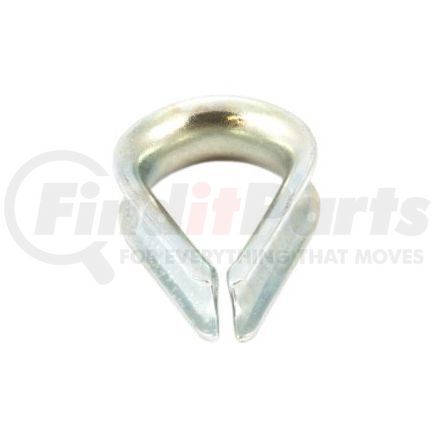 Forney Industries Inc. 61034 Wire Rope (Aircraft Cable) Thimbles 3/8" Zinc-Plated