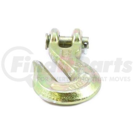 Forney Industries Inc. 61047 Clevis Grab Hook 3/8" Grade 70 (Yellow Zinc) (6,600 Lbs. WLL)