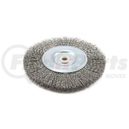 Forney Industries Inc. 72745 Crimped Wire Wheel Brush, 6" x .012" Wire with 1/2" - 5/8" Arbor