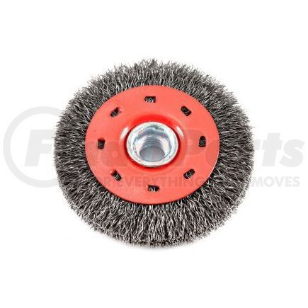 Forney Industries Inc. 72788 Crimped Wire Wheel Brush, 4" x .014" Wire with 5/8"-11 Arbor