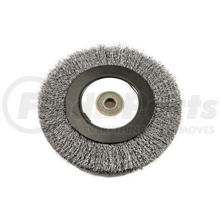 Forney Industries Inc. 72895 Crimped Wire Bench Wheel Brush, Industrial Pro® 6" x .012" Wire with 1/2" Arbor