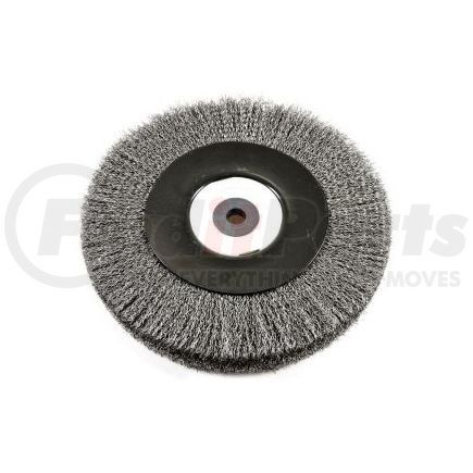 FORNEY INDUSTRIES INC. 72897 Crimped Wire Bench Wheel Brush, Industrial Pro® 8" x .012" Wire with 1/2" Arbor