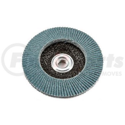FORNEY INDUSTRIES INC. 71921 Flap Disc, High Density "Jumbo" Blue Zirconia, 60 Grit Type 29, Depressed Center, 4-1/2" with 5/8-11 Arbor ZA60