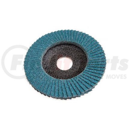 Forney Industries Inc. 71926 Flap Disc, Blue Zirconia, 36 Grit Type 27, Depressed Center, 4-1/2" with 7/8" Arbor ZA36