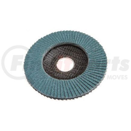 FORNEY INDUSTRIES INC. 71927 Flap Disc, Blue Zirconia, 60 Grit Type 27, Depressed Center, 4-1/2" with 7/8" Arbor ZA60