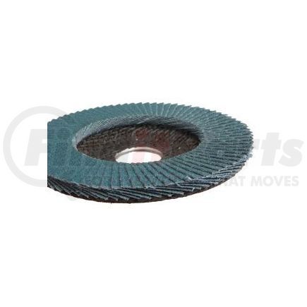 Forney Industries Inc. 71928 Flap Disc, Blue Zirconia, 80 Grit Type 27, Depressed Center, 4-1/2" with 7/8" Arbor ZA80