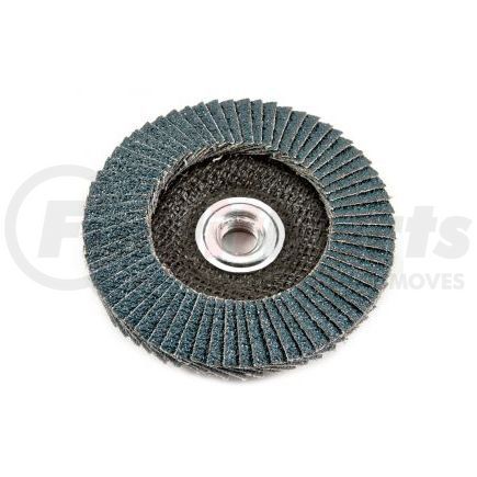Forney Industries Inc. 71930 Flap Disc, Blue Zirconia, 36 Grit Type 29, Depressed Center, 4-1/2" with 5/8-11 Arbor ZA36