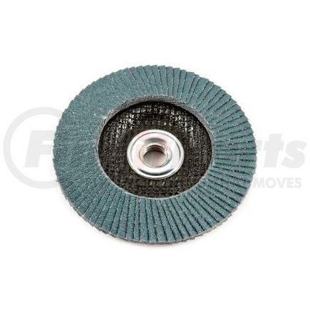 Forney Industries Inc. 71932 Flap Disc, Blue Zirconia, 80 Grit Type 29, Depressed Center, 4-1/2" with 5/8-11 Arbor ZA80