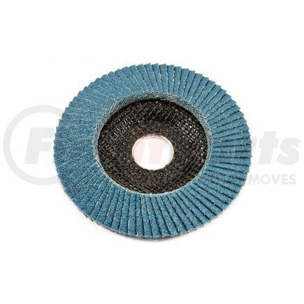 Forney Industries Inc. 71986 Flap Disc, Blue Zirconia, 60 Grit Type 29, Depressed Center, 4-1/2" with 7/8" Arbor ZA60