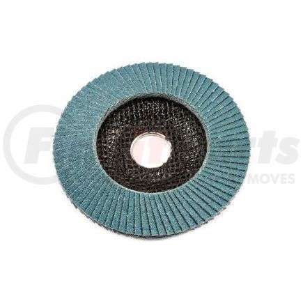 Forney Industries Inc. 71987 Flap Disc, Blue Zirconia, 80 Grit Type 29, Depressed Center, 4-1/2" with 7/8" Arbor ZA80