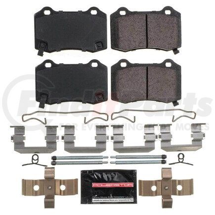 PowerStop Brakes Z23-1053 Z23 EVOLUTION SPORT CARBON-FIBER BRAKE PADS W/ HARDWARE