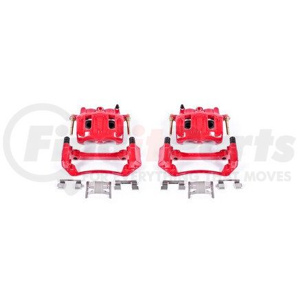 PowerStop Brakes S4634 Red Powder Coated Calipers